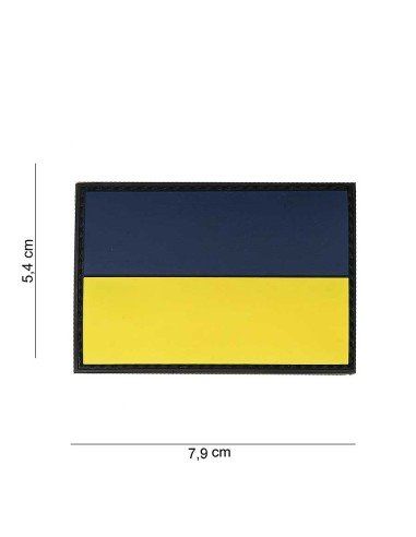Parche táctico PVC 3D bandera Ucrania-Ukraine al mejor precio