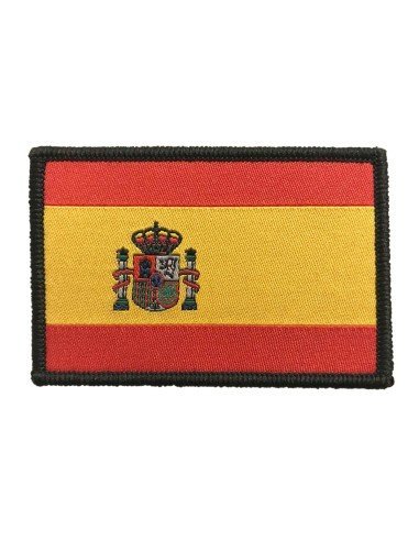 Parche bandera España hilo fino HD con cinta trasera al mejor precio