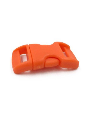 Hebilla curva paracord 10 mm brazalete DIY Naranja al mejor precio