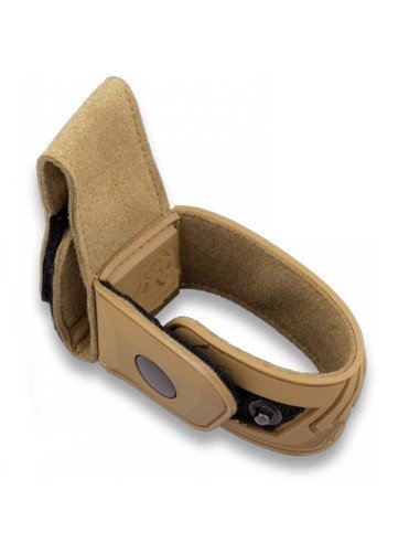 Porta guantes ABS táctico Mastodon ajustable con clip Coyote Brown al mejor precio