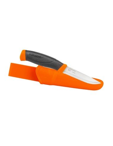 Cuchillo sierra acero inoxidable naranja Morakniv Companion 11829 al mejor precio