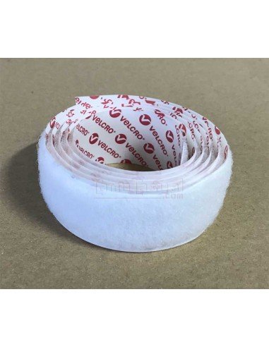 1 metro cinta 25 mm marca VELCRO® adhesivo PS14 hembra Blanco - blanca al mejor precio
